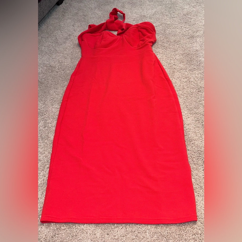 Venus Orange Dress